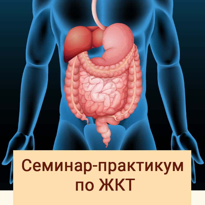 Баннер для семинара-практикума по ЖКТ.