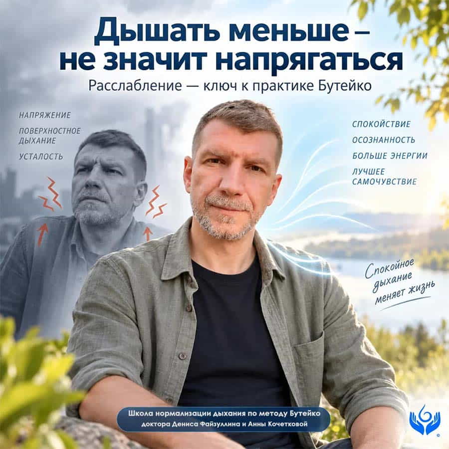 Денис Файзуллин о расслаблении. Это ключ к практике Бутейко.